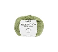 Pelote de laine à tricoter MERINO 120 - Lang Yarns(...) - Vert (297) Vert (297) G