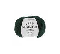 Pelote de Laine à tricoter MERINO 400 LACE - 25GR - Lang Yarns(...) - 118 Vert 118 Vert G