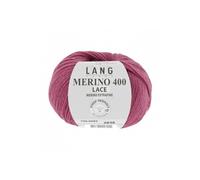 Pelote de Laine à tricoter MERINO 400 LACE - 25GR - Lang Yarns(...) - 85 Rose 85 Rose G