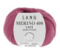 Pelote de Laine à tricoter MERINO 400 LACE - 25GR - Lang Yarns(...) - 85 Rose 85 Rose G