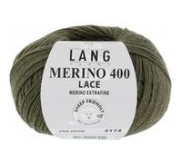 Pelote de Laine à tricoter MERINO 400 LACE - 25GR - Lang Yarns(...) - 98 Vert 98 Vert G