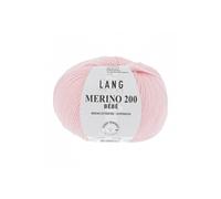 Pelote de laine à tricoter pour layette MERINO 200 BEBE - Lang Yarns(...) - 309 Rose 309 Rose