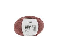 Pelote de laine Alpaca Soxx 6-PLY - 150GR -(...) - 0060 Rouge Chiné