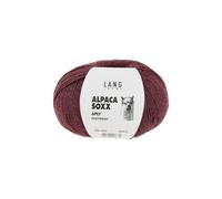 Pelote de laine Alpaca Soxx 6-PLY - 150GR - Lang Yarns 0062 Bordeaux Chiné - 0062 Bordeaux Chiné 0062 Bordeaux Chiné
