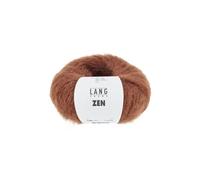 Pelote de Laine, Alpaga et Soie à tricoter ZEN - 25GR - Lang Yarns(...) - 0076 Marron cognac 0076 Marron cognac G