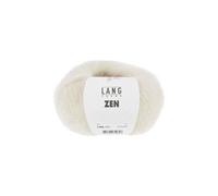 Pelote de Laine, Alpaga et Soie à tricoter ZEN - 25GR -(...) - 0094 Ecru