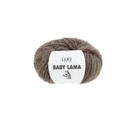 Pelote de laine BABY LAMA - - Fil noble, moelleux et isolant thermique(...) - 0096 Marron clair chiné