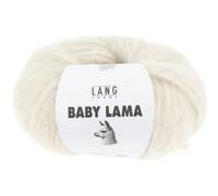 Pelote De Laine Baby Lama - Lang Yarns - Fil Noble, Moelleux Et Isolant Thermique. Color : 0001 Blanc Blanc