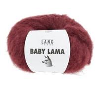 Pelote De Laine Baby Lama - Lang Yarns - Fil Noble, Moelleux Et Isolant Thermique. Color : 0064 Rouge Bordeau Rouge
