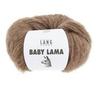 Pelote De Laine Baby Lama - Lang Yarns - Fil Noble, Moelleux Et Isolant Thermique. Color : 0196 Marron Marron