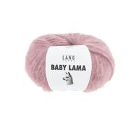 Pelote De Laine Baby Lama - Lang Yarns - Fil Noble, Moelleux Et Isolant Thermique. Color : 0009 Rose Rose