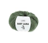 Pelote De Laine Baby Lama - Lang Yarns - Fil Noble, Moelleux Et Isolant Thermique. Color : 0017 Vert Vert