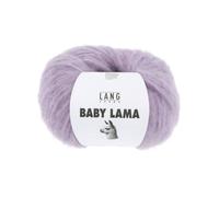 Pelote De Laine Baby Lama - Lang Yarns - Fil Noble, Moelleux Et Isolant Thermique. Color : 0046 Violet Violet