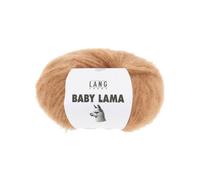 Pelote De Laine Baby Lama - Lang Yarns - Fil Noble, Moelleux Et Isolant Thermique. Color : 0059 Orange Orange