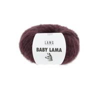 Pelote De Laine Baby Lama - Lang Yarns - Fil Noble, Moelleux Et Isolant Thermique. Color : 0062 Violet Violet