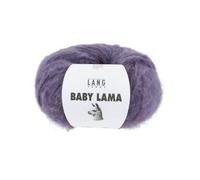 Pelote De Laine Baby Lama - Lang Yarns - Fil Noble, Moelleux Et Isolant Thermique. Color : 0090 Violet Violet