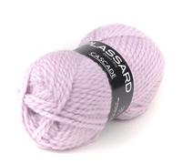 Generique Pelote de laine et alpaga à tricoter CASCADE 100 g - 01 Rose