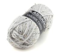 Pelote De Laine Cascade Tweed 10 Gris Clair Tweed