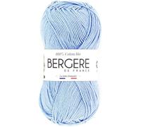 Pelote de laine - Ciel - 100% coton bio - 3mm - Tricot et crochet - Bergère de France