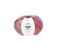 Pelote de laine Cloud Funky 100g Multicolore Pastel Rose et Jaune 0023