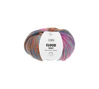 Pelote de laine Cloud Funky 100g Multicolore Rose et Parme 0025