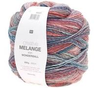 Pelote de laine Creative Melange Aran Wonderball - 200 GR - Rico Design(...) - 11 Mauve/lierre multicolore 11 Mauve/lierre multicolore