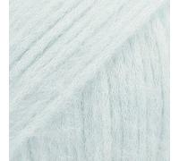 Pelote de laine d'alpaga et de mérinos - Taille M - Peignée - Aran - Drops Air, 1,8 g - 164 m 18 gris clair vert.