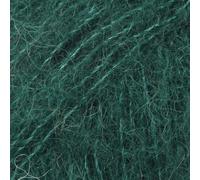 Pelote de laine d'alpaga et de soie super fine et moelleuse - Soie d'alpaga brossée - Légère et chaude - 25,5 g - 130 m par pelote (11 vert forêt)