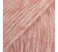 Pelote de laine d'alpaga et mérinos, 4 médium peigné, Aran, Drops Air, 51 g 150 m (32 blush)