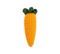 Pelote de laine douce tricotée pour légumes - Accessoire unique à tricoter en forme de carotte pour capturer le premier moment de Pâques de bébé