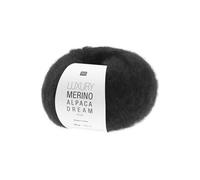 Pelote de laine et alpaga LUXURY MERINO ALPAGA DREAM ARAN - - Le fil noble et volumineux au toucher cocooning(...) - 07 Noir