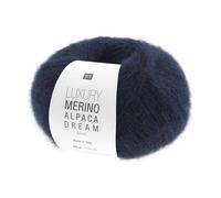 Pelote De Laine Et Alpaga Luxury Merino Alpaga Dream Aran - Rico Design - Le Fil Noble Et Volumineux Au Toucher Cocooning. Color : 06 Bleu Marine Bleu