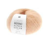 Pelote De Laine Et Alpaga Luxury Merino Alpaga Dream Aran - Rico Design - Le Fil Noble Et Volumineux Au Toucher Cocooning. Color : 02 Abricot