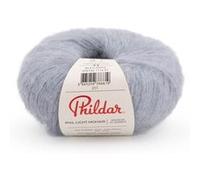 Phildar - Pelote de Laine Phil Light Mohair - Laine à Tricoter - 14% LAINE,14% MOHAIR,42% ACRYLIQUE,30% POLYAMIDE - Aiguille n°5 - Couleur BLEU GRISE
