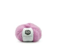 Pelote de Laine et Mohair à tricoter PINGO BRUSH MOHAIR -(...) - LILAS PARME