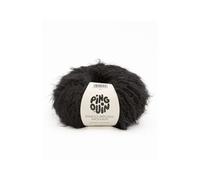Pelote de Laine et Mohair à tricoter PINGO BRUSH MOHAIR -(...) - Noir