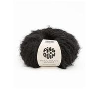 Pelote de Laine et Mohair à tricoter PINGO BRUSH MOHAIR - Phildar(...) - Noir