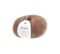 Pelote de laine et mohair FASHION MERI MOHAIR PRINT - Douceur luxueuse, effet rayé & finition vaporeuse -(...) - 02 Pêches Foncées