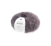 Pelote de laine et mohair FASHION MERI MOHAIR PRINT - Douceur luxueuse, effet rayé & finition vaporeuse -(...) - 07 Violet Fumé