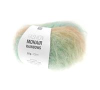 50 g Fashion Mohair Rainbow - Couleur 01 - Pastel - Doux et beau jeu de couleurs