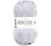 Pelote de laine - Gris perle - 50% Laine 50% acrylique - Bergère de France - Idéale 4