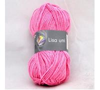 Pelote de laine - Grundl - LISA Uni - 100% Acrylique - 30 coloris disponibles - Facile à tricoter