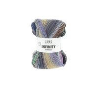 Pelote de Laine INFINITY - 100gr - - 100% Mérinos Extrafine Superwash - Couleurs aléatoires, rendu artistique unique(...) - 04 Multicolore