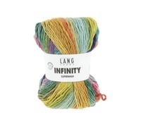 Pelote de Laine INFINITY - 100gr - Lang Yarns - 100% Mérinos Extrafine Superwash - Couleurs aléatoires, rendu artistique unique