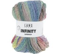 Pelote de Laine INFINITY - 100gr - Lang Yarns - 100% Mérinos Extrafine Superwash - Couleurs aléatoires, rendu artistique unique(...) - 06 Multicolore 06 Multicolore