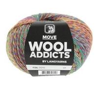 Pelote de laine MOVE - 100 gr - Wool Addict - Spécial chaussettes - Ultra-résistante & respirante(...) - 15 Multicolore 15 Multicolore G