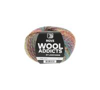 Pelote de laine MOVE - 100 gr - Wool Addict - Spécial chaussettes - Ultra-résistante & respirante(...) - 15 Multicolore