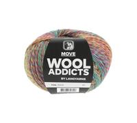 Pelote De Laine Move ¿ 100 Gr - Wool Addict - Spécial Chaussettes - Ultra-Résistante & Respirante. Color : 15 Multicolore Multicolore