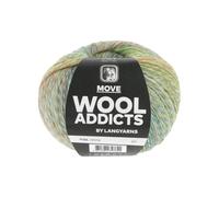 Pelote De Laine Move ¿ 100 Gr - Wool Addict - Spécial Chaussettes - Ultra-Résistante & Respirante. Color : 16 Multicolore Multicolore