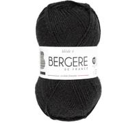 Pelote de laine - Noir - 50% Laine 50% acrylique - Bergère de France - Idéale 4